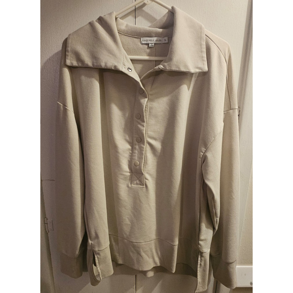 Sincerely Jules button sweater